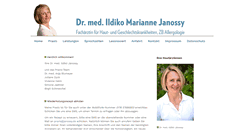 Desktop Screenshot of janossy.de